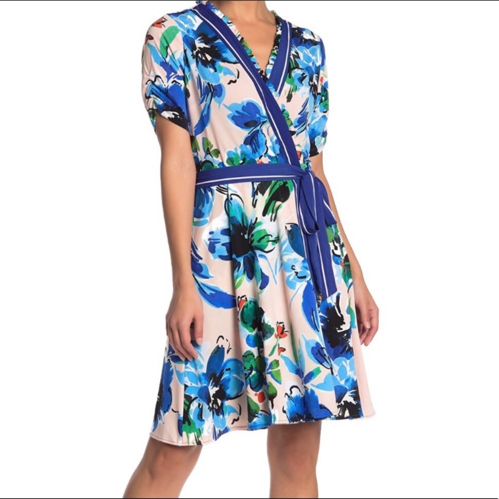 ECI New York Floral Wrap Dress!